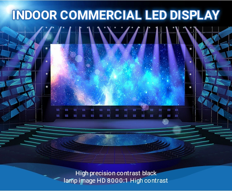 P1.56 LED Video Wall Panel Fine Pixel Pitch Fixed Indoor Advertising LED Screen Display