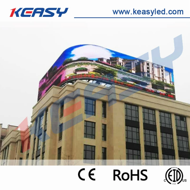 Energy Saving Full Color Outdoor Fixed P10 LED Display for Advertising