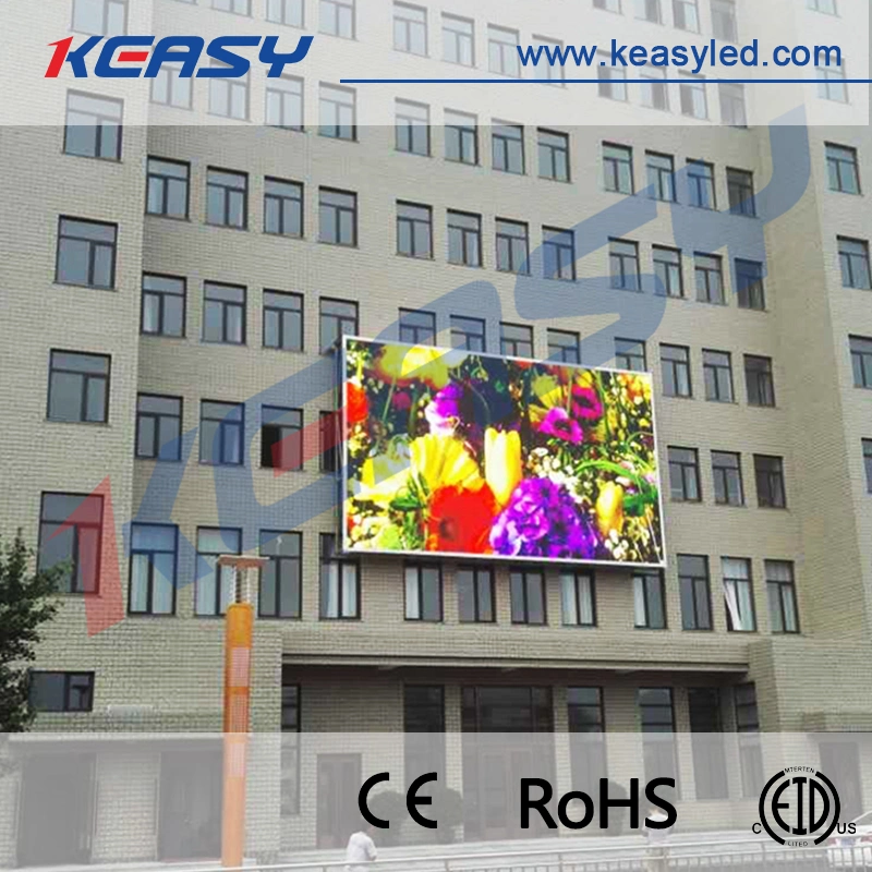 Energy Saving Full Color Outdoor Fixed P10 LED Display for Advertising