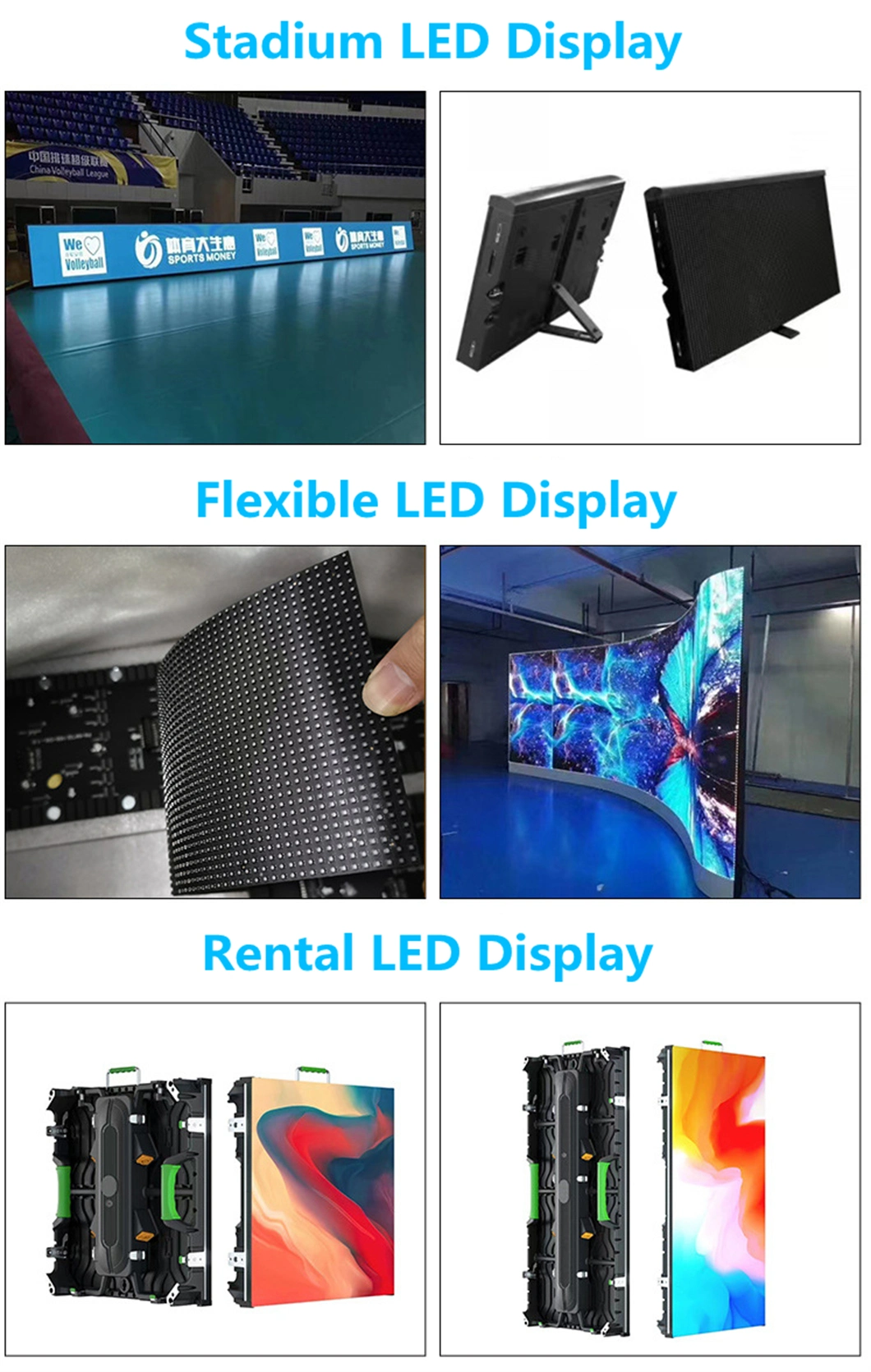 Small Fine Pixel Pitch Ultra HD LED Display P1.25 P1.56 P1.667 P2 P3 Indoor LED Modules